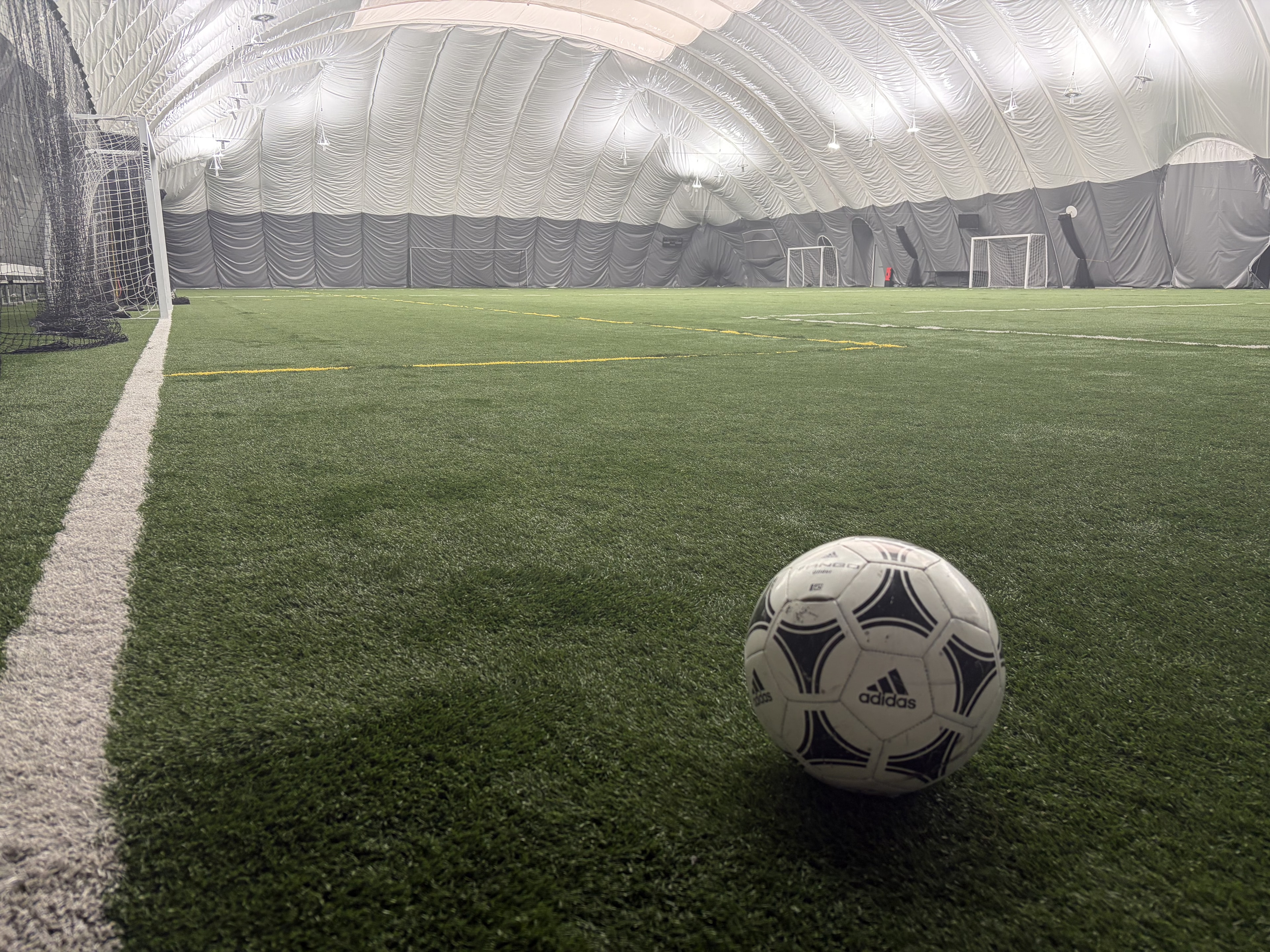 Indoor turf field at The Domes Armonk